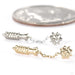 Micro Aggression Press-fit End in Gold from Regalia in various materials