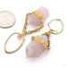 Mini Double Terminated Rose Quartz Dangles from Diablo Organics