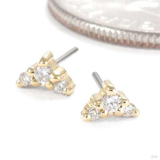 Mini Epiphany Press-fit End in Gold from Seasons Handmade in a group