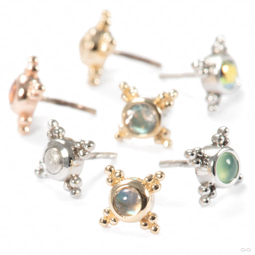 Mini Kandy Press-fit End in Gold from BVLA in assorted materials