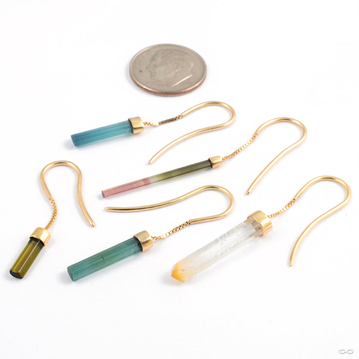 Mini Swan Threader in Gold from Quetzalli in various sizes and materials