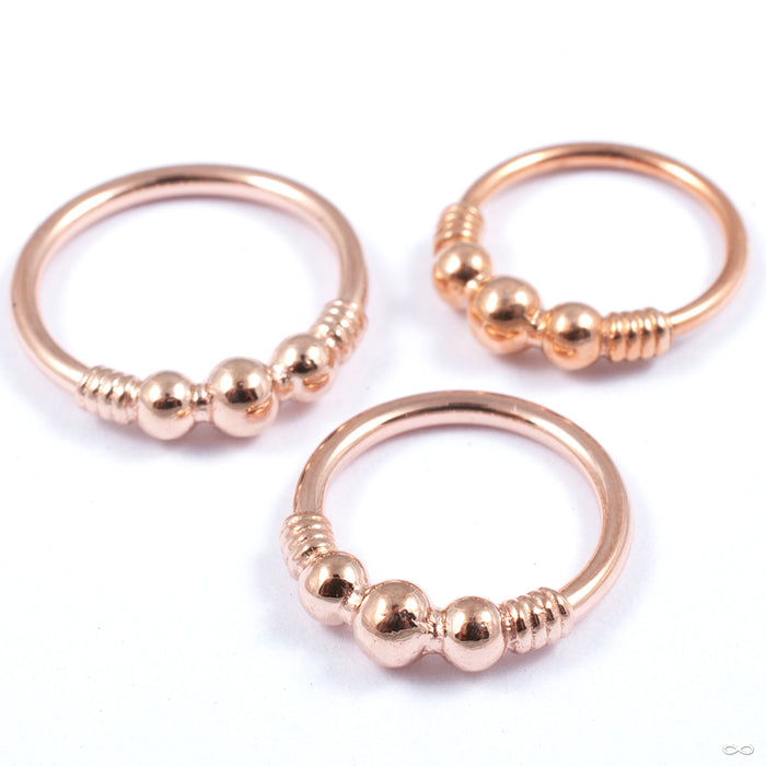 Myla Seam Ring in Gold from BVLA in rose gold