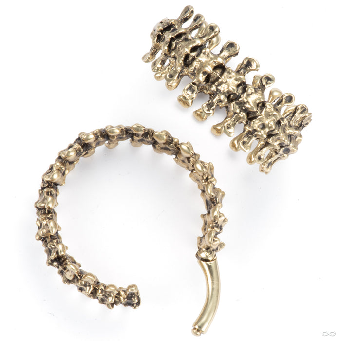 Náströnd in Brass from Symmetry Body Jewelry open