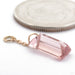 Natural Tourmaline Charm in 14k Yellow Gold with Pink Tourmaline from Diablo Organics detail photo