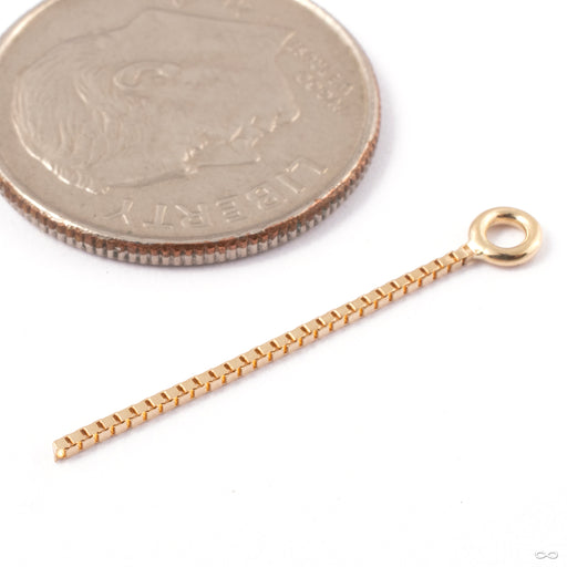 Nexus 1 Charm in Gold from Tether Jewelry in 14k Yellow Gold