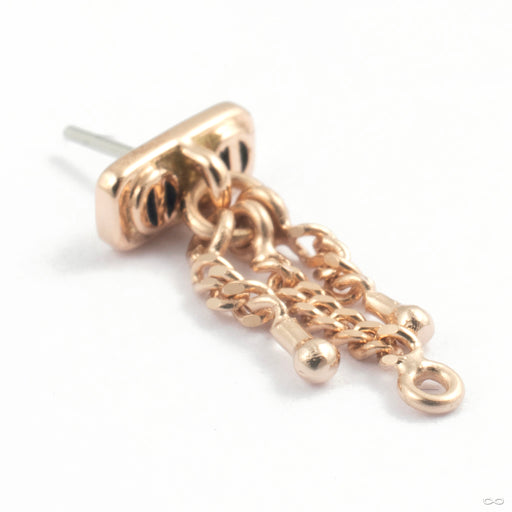 No Masters Press-fit End in Gold from Maya Jewelry in rose gold