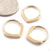 Petite Archive Seam Ring in 14k Yellow Gold from Tether Jewelry group photo