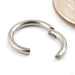 Simple Clicker in Titanium from Zadamer Jewelry open view