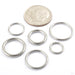 Simple Clicker in Titanium from Zadamer Jewelry in various sizes
