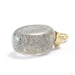 Pointed Teardrop Charm in Gold from Origins Handmade with labradorite