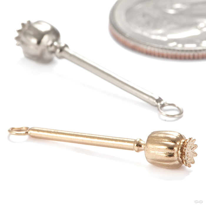Poppy Charm in Gold from Regalia in assorted materials