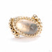 Portal Press-fit End in 14k Yellow Gold with Moonstone from Seasons Handmade