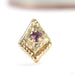 Protector Press-fit End in Gold from Sacred Symbols with amethyst