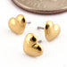 Puffy Heart Press-fit End in Gold from Anatometal in yellow gold