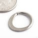 Ripley Seam Ring in Niobium from Black Forest Jewelry detail photo