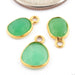 Rose-cut Chrysoprase Charm in 18k Yellow Gold from Oracle in assorted styles