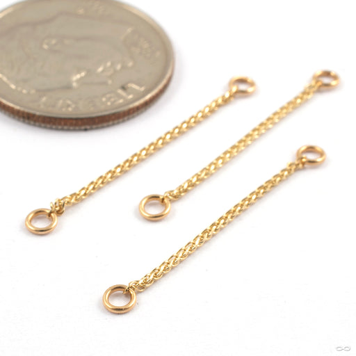 Round Wheat Chain in Gold from Jewelry This Way in yellow gold
