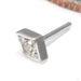 Royal Press-fit End in 14k White Gold with Diamond from Modern Mood