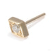 Royal Press-fit End in 14k Yellow Gold with Diamond from Modern Mood