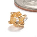 Sacred Love Press-fit End in 14k Yellow Gold with Golden Herkimer Diamond Small from Quetzalli