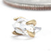 Sacred Love Press-fit End in Gold from Quetzalli with clear Herkimer Diamond