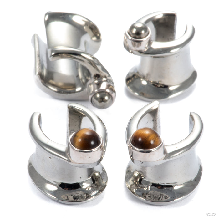 Saddle Spreader Weights with Gemstones from Oracle with assorted stones