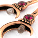 Sailor Moon Staff Weights from Symmetry Body Jewelry 2g Copper detail photo