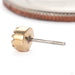 Scalloped Press-fit End in 14k Yellow Gold  Small from Tawapa side detail