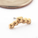 Sequence Press-fit End in Gold from Sacred Symbols in 14k Yellow Gold