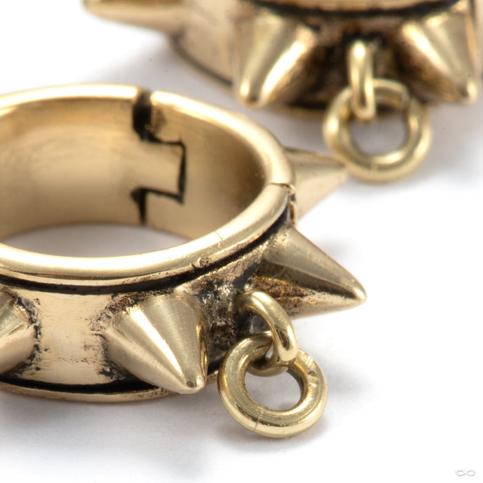 She Dominates in Brass from Queen of the Ashes Jewelry close up detail