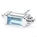Siva Press-fit End in Gold from BVLA in white gold with swiss blue topaz detail