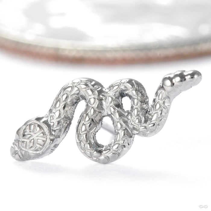 Slither Press-fit End in Titanium from Tawapa in high polish