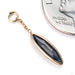 Sliver Charm in 18k Yellow Gold with Kyanite from Diablo Organics