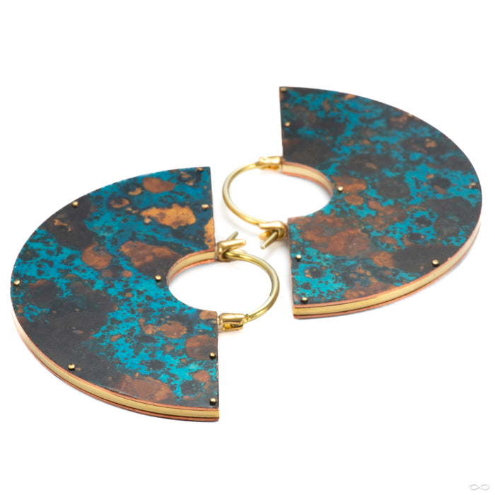 Small Equinox with Space Blue Oxidized Face from Quetzalli