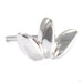 Solace Press-fit End in 14k White Gold from Ember Body Jewelry