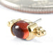 Sonnet Press-fit End in Gold from Quetzalli in yellow gold with garnet