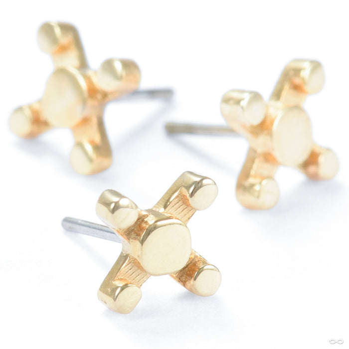Spark Press-fit End in Gold from Quetzalli in a group