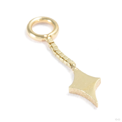 Sparkle Dangle Charm in Gold from Quetzalli in yellow gold