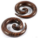 Spirals in 7/16" Ebony from Tawapa