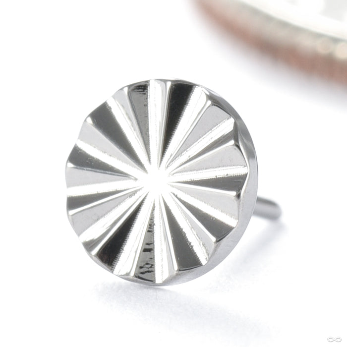 Spline Press-fit End in Titanium from NeoMetal in high polish 4mm