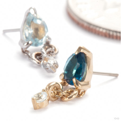 Stacked 1000 Percent Press-fit End in Gold from Pupil Hall in assorted materials