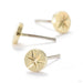 Starburst Disk Press-fit End in Gold from Origins Handmade