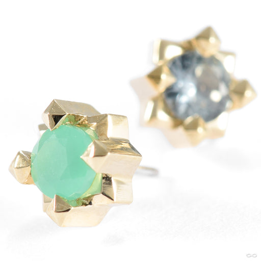 Stella Press-fit End in Gold from Tether Jewelry in various materials large
