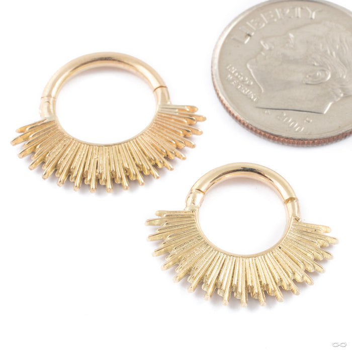 Stick for Stack Clicker in Gold from Maya Jewelry in 14k Yellow Gold in Assorted Sizes