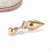 Storm Charm Press-fit End in Gold from Tawapa in yellow gold