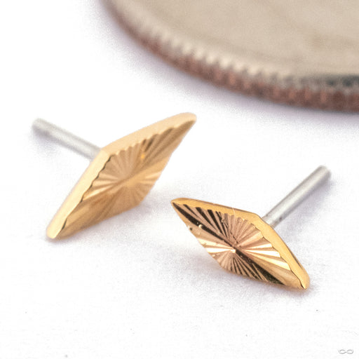 Sunray Kite Press-fit End in Gold from Quetzalli Group