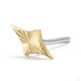 Sunray Sparkle Press-fit End in Gold from Quetzalli in yellow gold