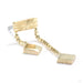 Sunray Tempo Press-fit End in Gold from Quetzalli right orientation in yellow gold