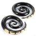 Super Spirals with Inlay in 00g Horn with Brass from Tawapa