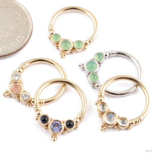 Sylvie Seam Ring in Gold from BVLA in assorted materials with various stones